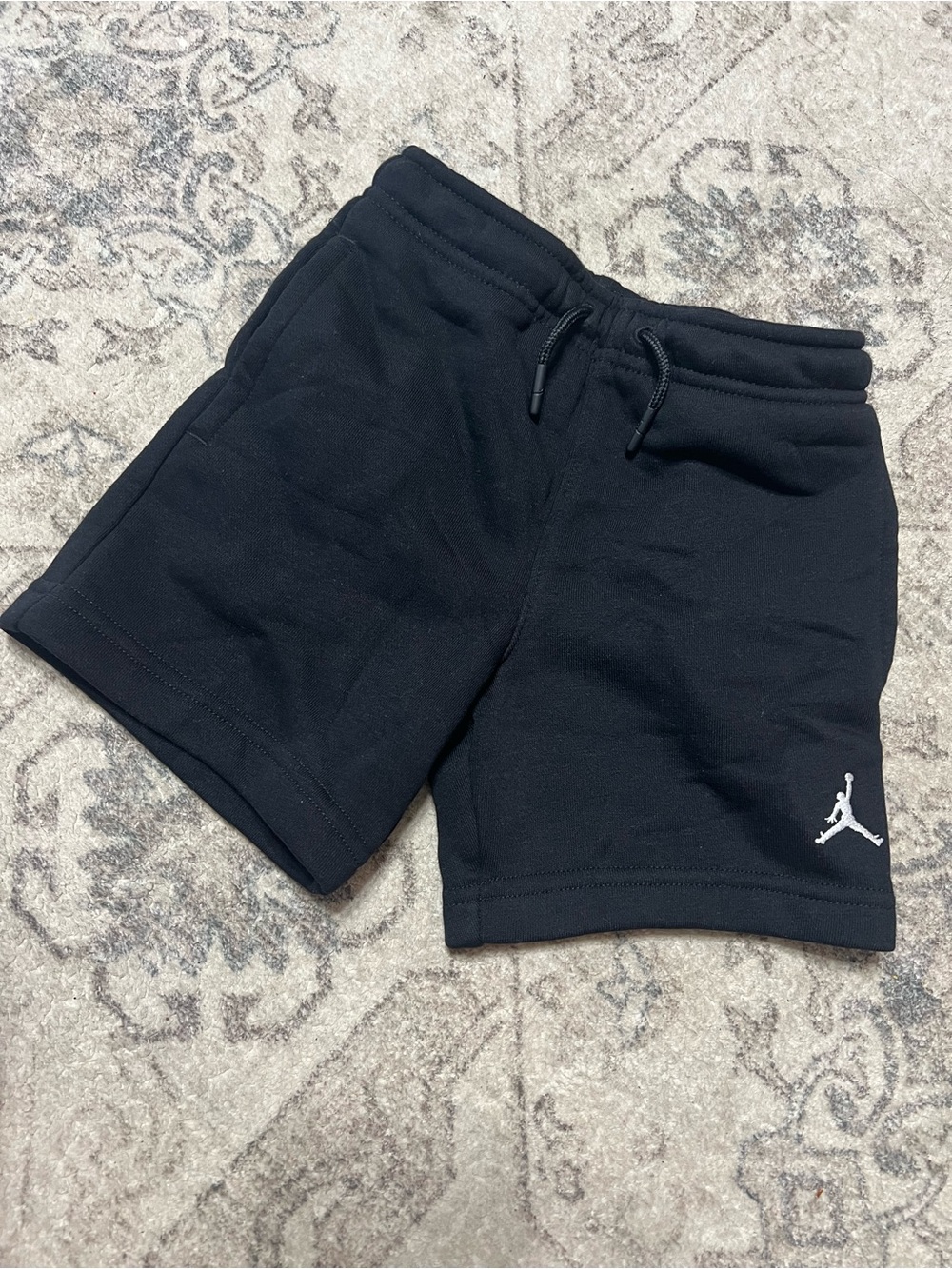 Black Youth Jordan Shorts with Pockets Unisex